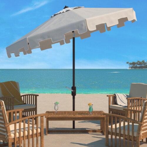 SAFAVIEH Outdoor Collection Zimmerman 11-Foot Round Market