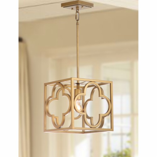 SAFAVIEH Velma Table Lamp | Clear / Off White | Perspective: front