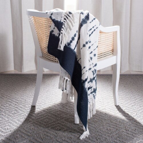Safavieh Arya Throw Blanket - Beige Perspective: front