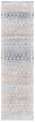 Safavieh Martha Stewart Maze Cosmopolitan Floor Runner Rug - Cream/Gray Perspective: front