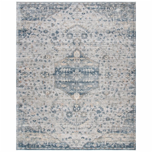 Safavieh Martha Stewart Classic Medallion Quarry Cosmopolitan Rug - Ivory/Grey Perspective: front