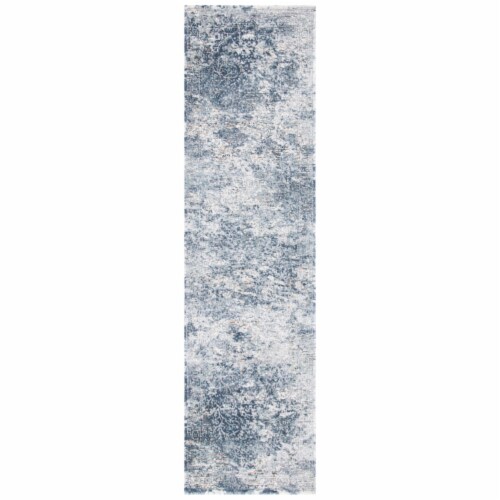 Safavieh Martha Stewart Cosmopolitan Floor Runner Rug - Cream/Blue Perspective: front