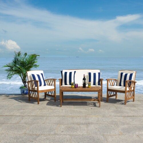 Safavieh fontana 4 piece outdoor set online