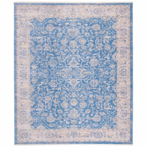 Safavieh HLC418M-8 Hellenic 400 Rectangle Area Rug, Blue & Gold - 8 x 10 ft. Perspective: front
