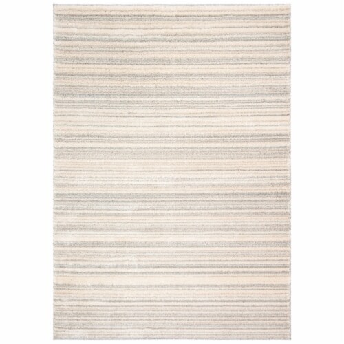 Safavieh Martha Stewart Collection Lucia Shag Area Rug - Light Gray/White Perspective: front