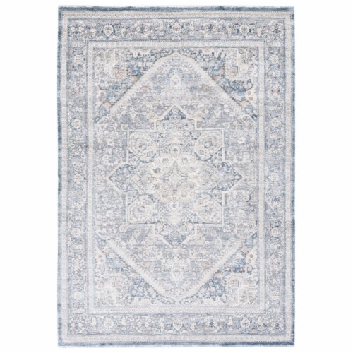 Safavieh Martha Stewart Grove Cosmopolitan Rug - Cream / Blue Perspective: front