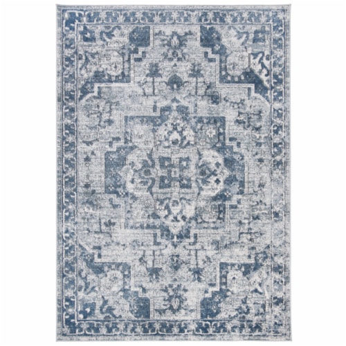 Safavieh Martha Stewart Denver Oregon Area Rug - Navy / Ivory Perspective: front
