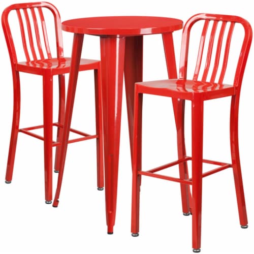 Red pub table set online