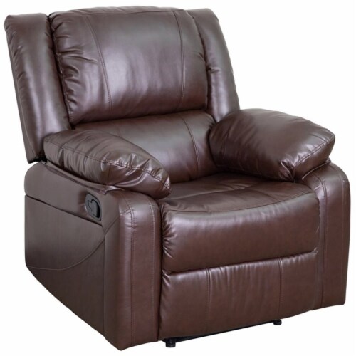 Flash Furniture Harmony LeatherSoft Manual Recliners Brown Leather