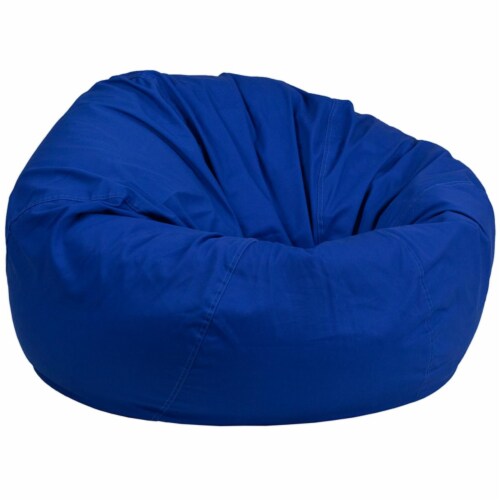 Large blue bean bag chair cheap