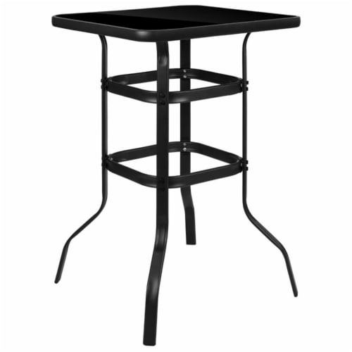 Metal patio discount bar table