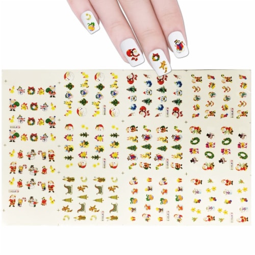 Wrapables Fingernail Tattoo Christmas Nail Art (11 Designs/220 Nail Tattoos),  2, 1 - Harris Teeter