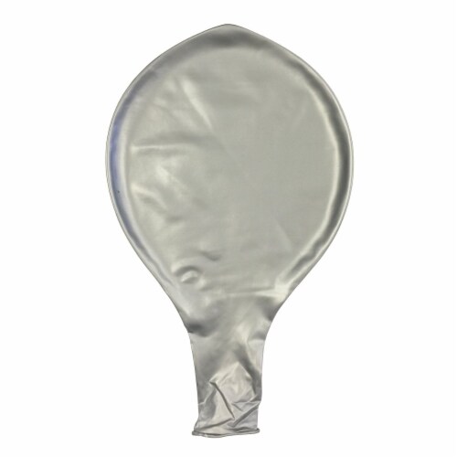Wrapables Giant 36 Inch Latex Party Balloons Set of 5 Silver 5