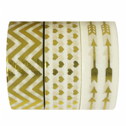 Wrapables Washi Masking Tape (Set of 3), Love is Complicated Perspective: front
