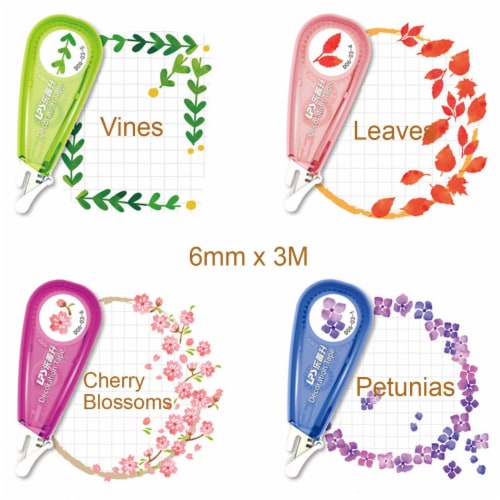 Wrapables Novelty Sticker Machine Pens for Home Office School, Nature Perspective: front