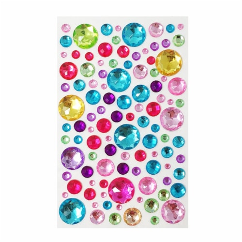 Wrapables Acrylic Self Adhesive Crystal Rhinestone Gem Stickers