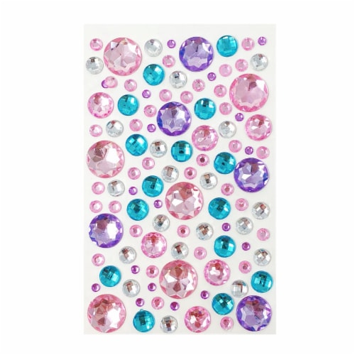 Purple Gemstone Stickers, Set of 36 Small Sparkly Purple Gem Shaped Vinyl  Decals. Treasure Jewel Stickers for Gamers. 