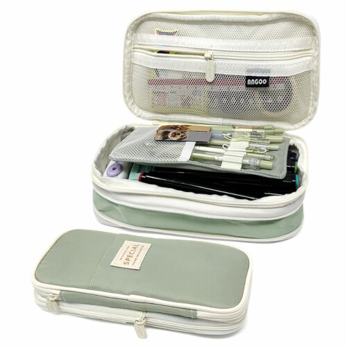 Wrapables Large Capacity Expandable Pencil Pouch for Stationery