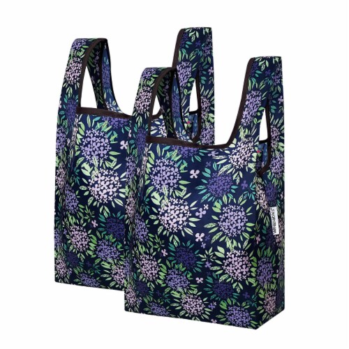 Wrapables Small JoliBag Nylon Reusable Grocery Bag 2 Pack Purple Bloom 1 Set Fred Meyer
