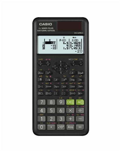 Casio Scientific FX-300 Calculator - Black Perspective: front