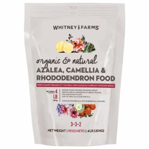 Scotts Miracle Gro 217888 4 lbs Organic Natural Azalea, Camellia & Rhododendron Food Perspective: front