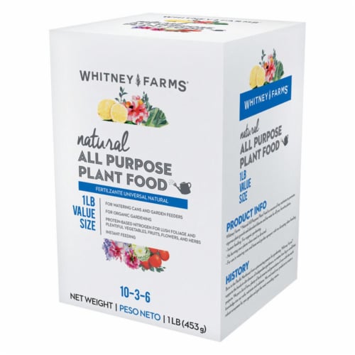 Whitney Farms 7637010 1 lbs Natural Plant Food for all Purpose Perspective: front