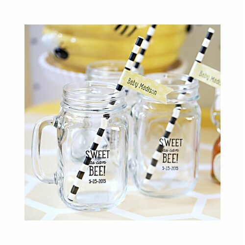 Personalized 16 oz. Mason Jar Mug