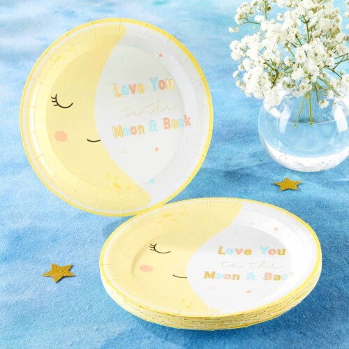 Kate Aspen Twinkle Twinkle 7 in. Premium Paper Plates Set of 64 28575NA 7 Inch Smith s Food and Drug