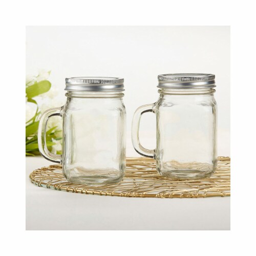 Kate Aspen® 12oz. Mason Jar Mug with Lid, 12ct.