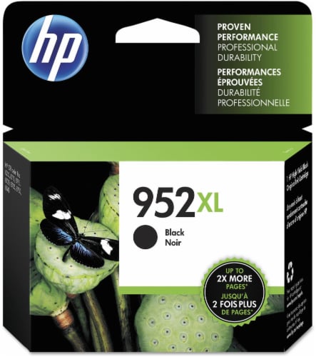 HP 952XL High Yield Original Ink Cartridge - Black Perspective: front