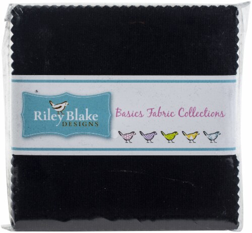Riley Blake 5 Stacker Precut Bundle 42pcs-Confetti Cottons - Riley Black Perspective: front