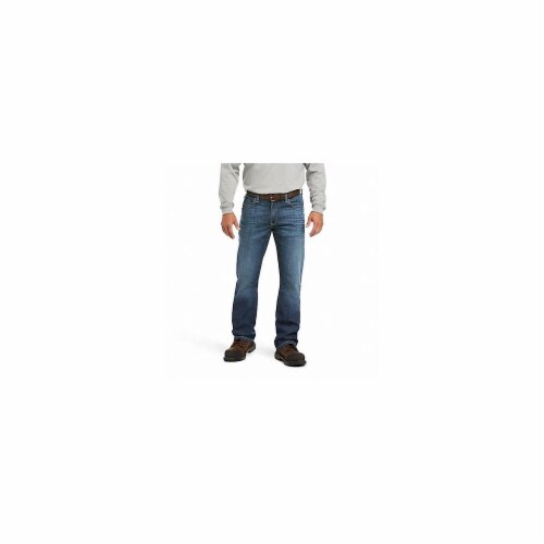 Ariat Relaxed Fit FR Jeans,Men's,S,30/30 10023467 Perspective: front