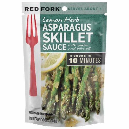 Red Fork Lemon Herb Asparagus Seasoning Sauce Perspective: front
