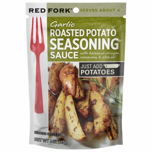 Red Fork Garlic Roasted Potato Seasoning Sauce Perspective: front