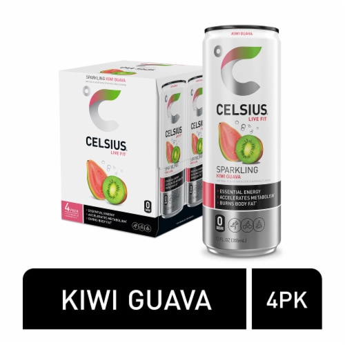 CELSIUS Sparkling Kiwi Guava Energy Drink Perspective: front