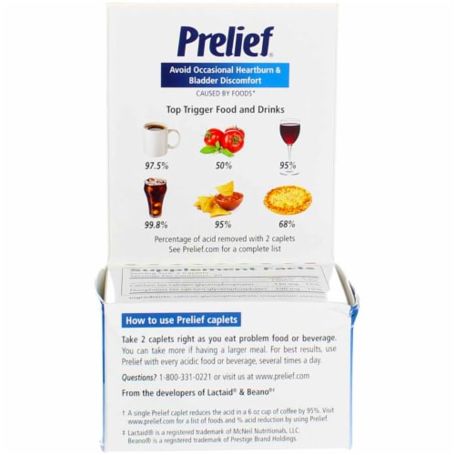 Prelief Dietary Supplement - 60 Capsules Perspective: front