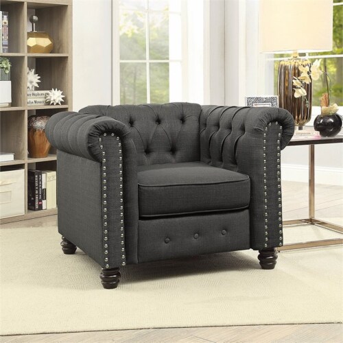 Nailhead hotsell accent chair