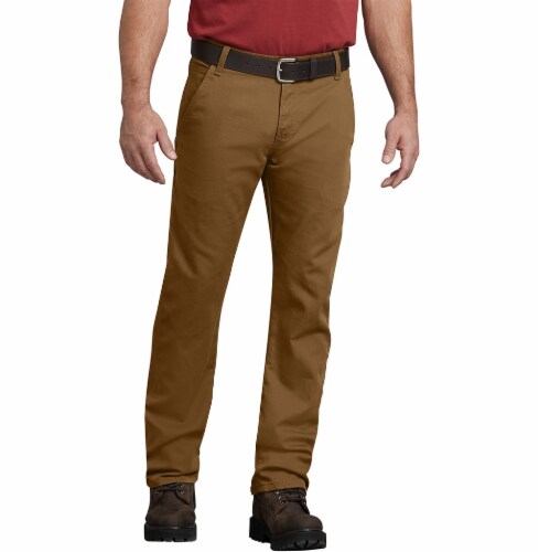 Dickies Mens Regular Fit Tough Max™ Duck Carpenter Pants - Brown Duck ...