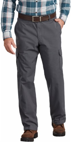 Dickies Men's Regular Fit Tough Max™ Ripstop Cargo Pants - Rinsed Charcoal,  36 x 34 in - Fred Meyer