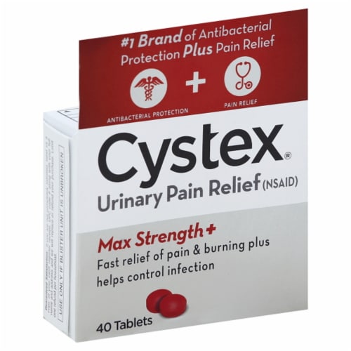 Cystex® Urinary Pain Relief Tablets Perspective: front
