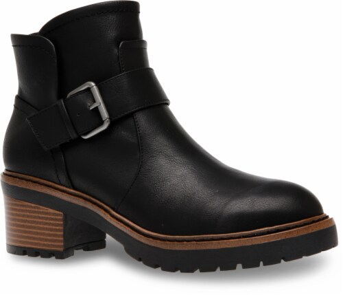 Steve Madden Vania Black Women's Boots - Size 6 Perspective: front