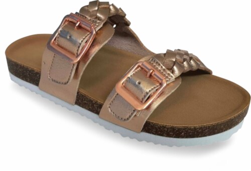 Madden girl rose gold hot sale sandals