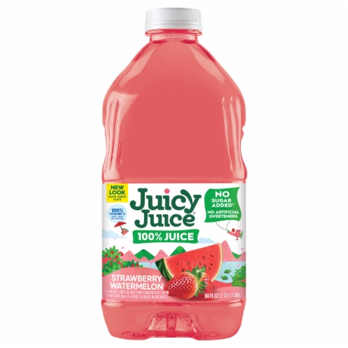 Juicy Juice Strawberry Watermelon Juice 100% Juice Perspective: front