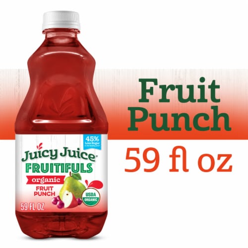 Juicy Juice Fruitifuls Organic Fruit Punch Fruit Juice Perspective: front