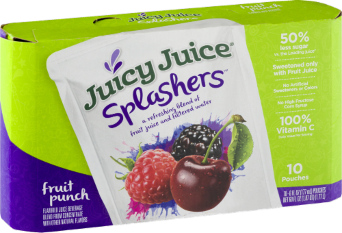 Juicy Juice Splashers Fruit Punch Perspective: front