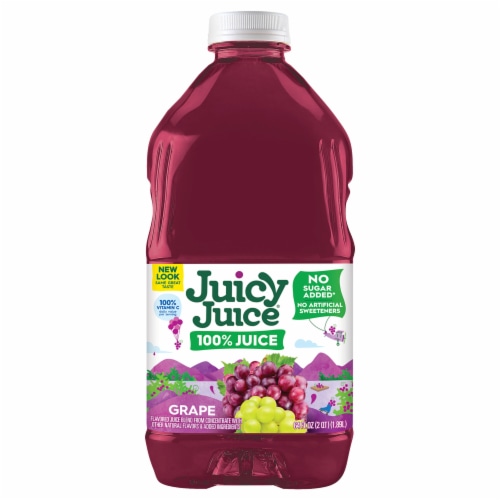 Juicy Juice Grape Juice 100% Juice Perspective: front