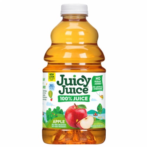 Juicy Juice Apple Juice 100% Juice Perspective: front