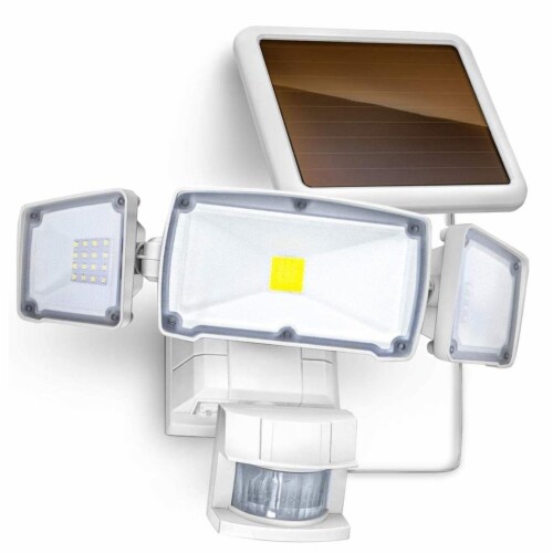 Home Zone Security Motion Sensor Outdoor Solar Weatherproof Triple Head Light 1 Fred Meyer