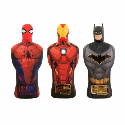 Centric Brands Marvel Superhero 3-in-1 Body Wash Shampoo & Conditioner