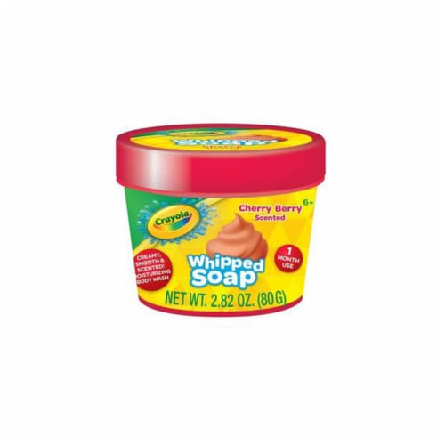 Crayola Cherry Berry Scented Whipped Soap Perspective: front